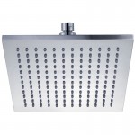 Rosa Square Chrome Shower Head 200mm
